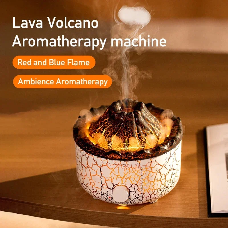 Diffuseur Volcan en action