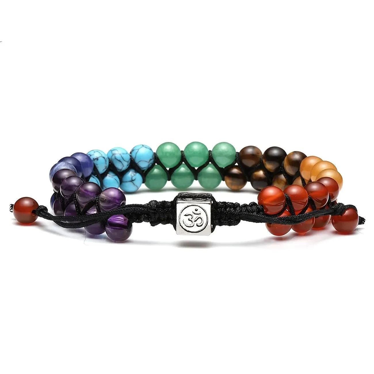 Détails du Bracelet Chakra Om