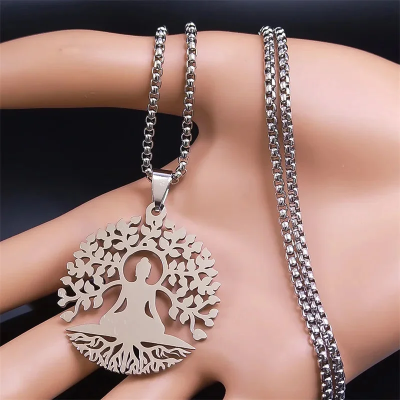 Collier Bouddha Arbre de Vie