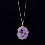 Collier en Pierre Agate Brute