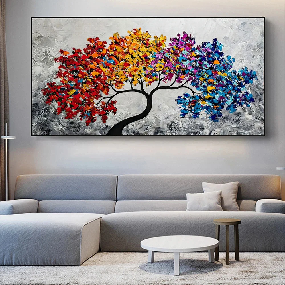 Tableau Arbre de Vie Coloré