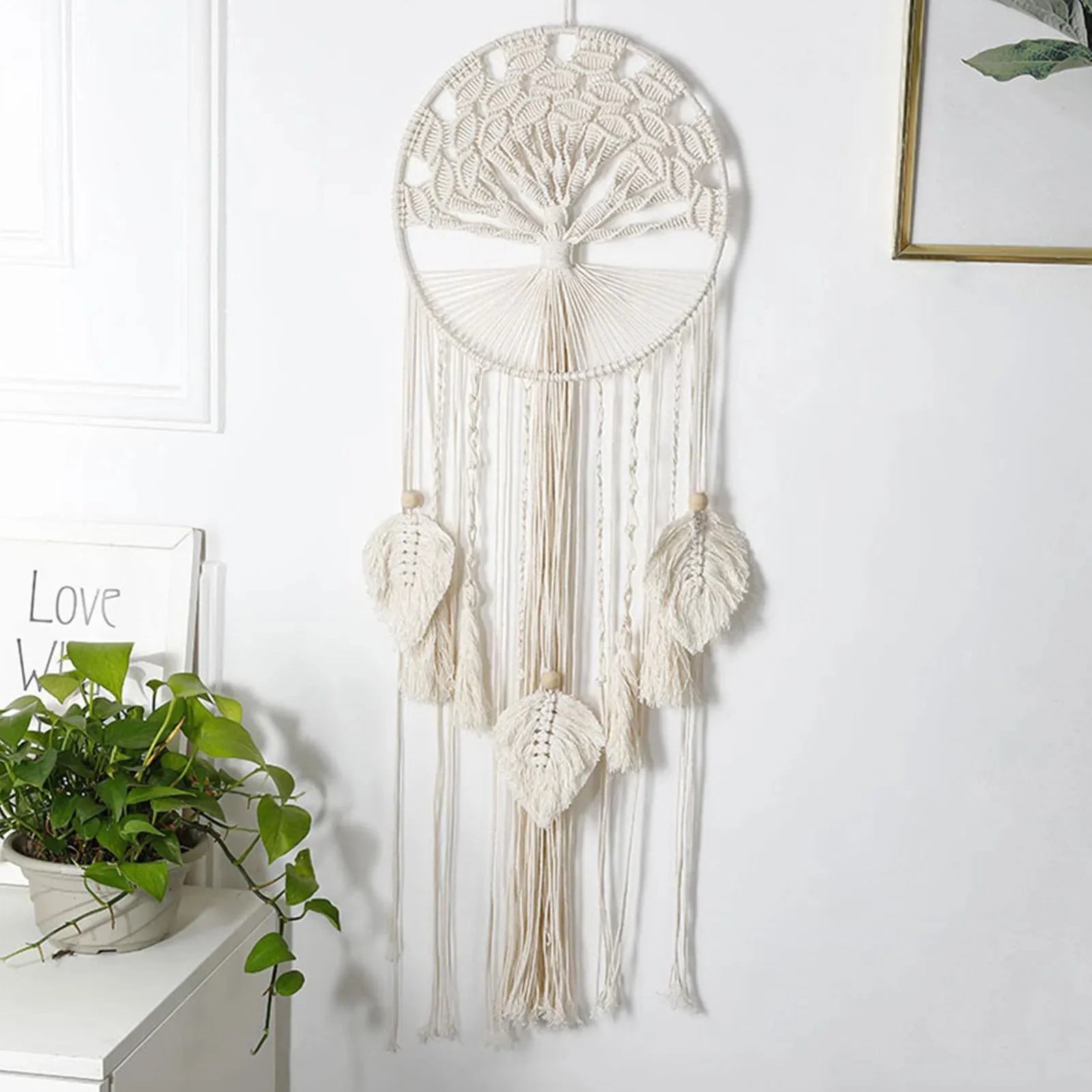 Attrape Reve Macramé Arbre de Vie