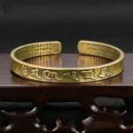 Bracelet Manchette Cuivre Tibétain