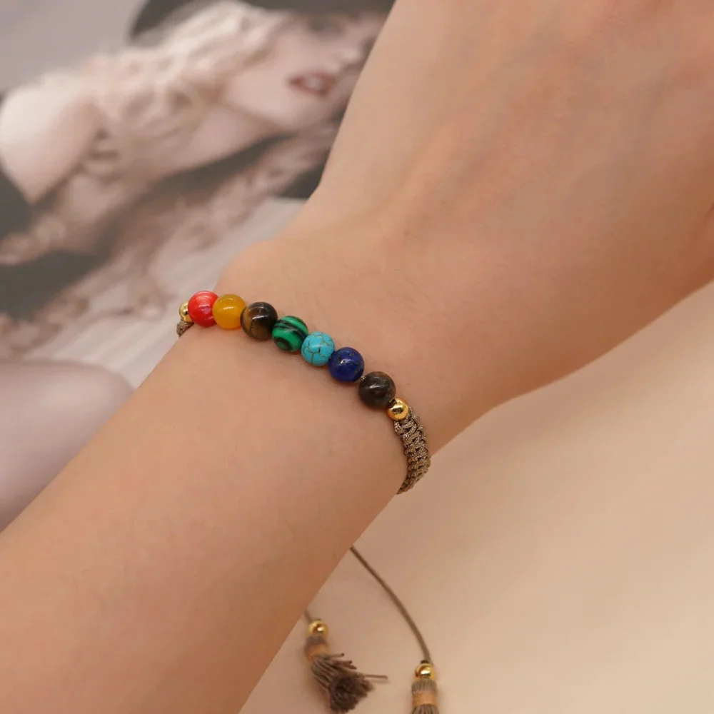 Bracelet Chakras en Pierre