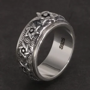 Bague de Prière Bouddhiste (Tournante)