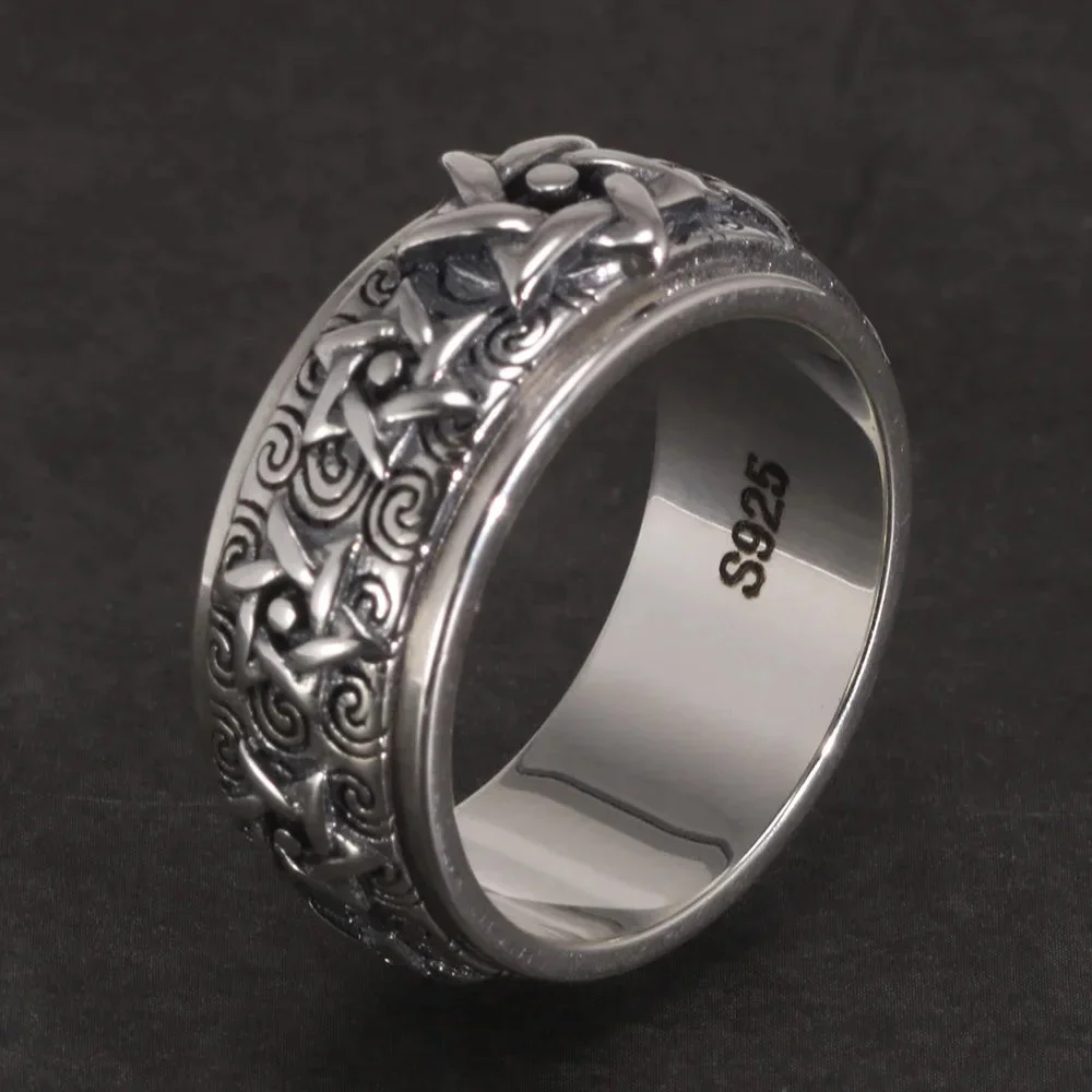 Bague de Prière Bouddhiste Tournante