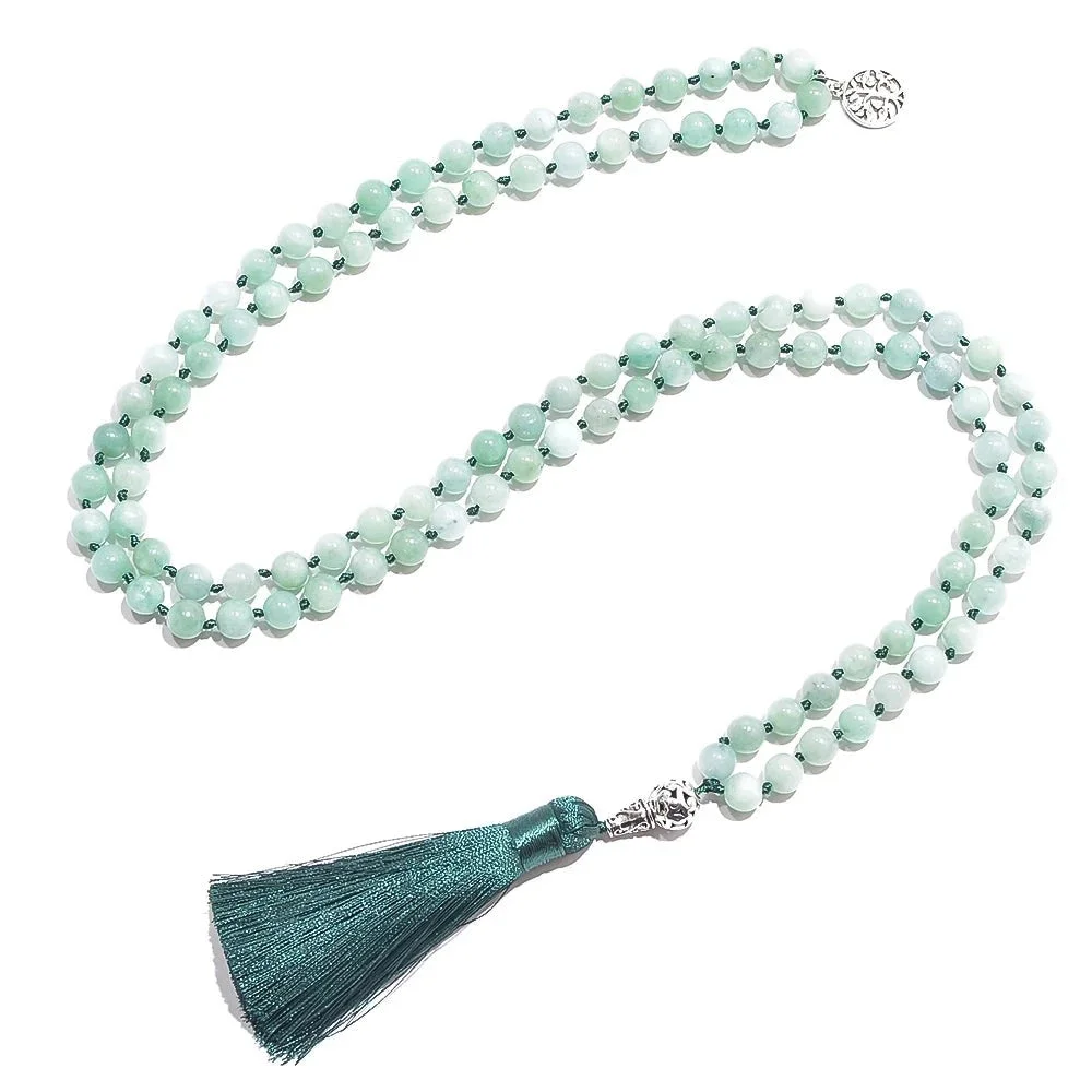 Collier Mala de perles de jade birman – Image 4