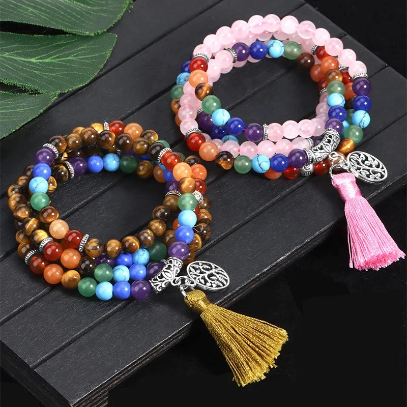 Bracelet Mala Tibétain 7 Chakras