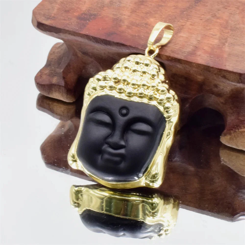 Bijoux Bouddha Obsidienne