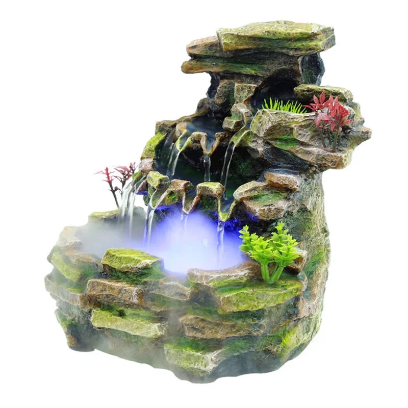 Fontaine Zen LED en résine