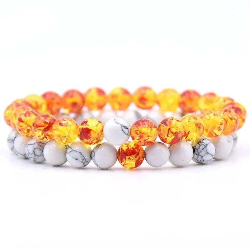 Détails du Bracelet Chakra Couple