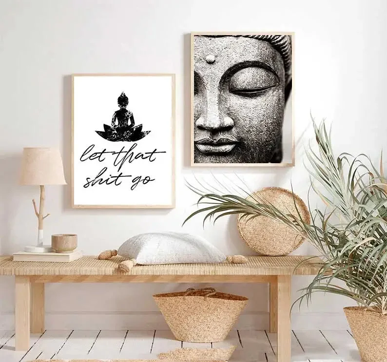 Poster Zen Bouddha Souriant