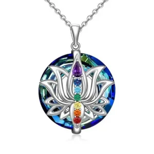 Collier Pendentif 7 Chakras Femme