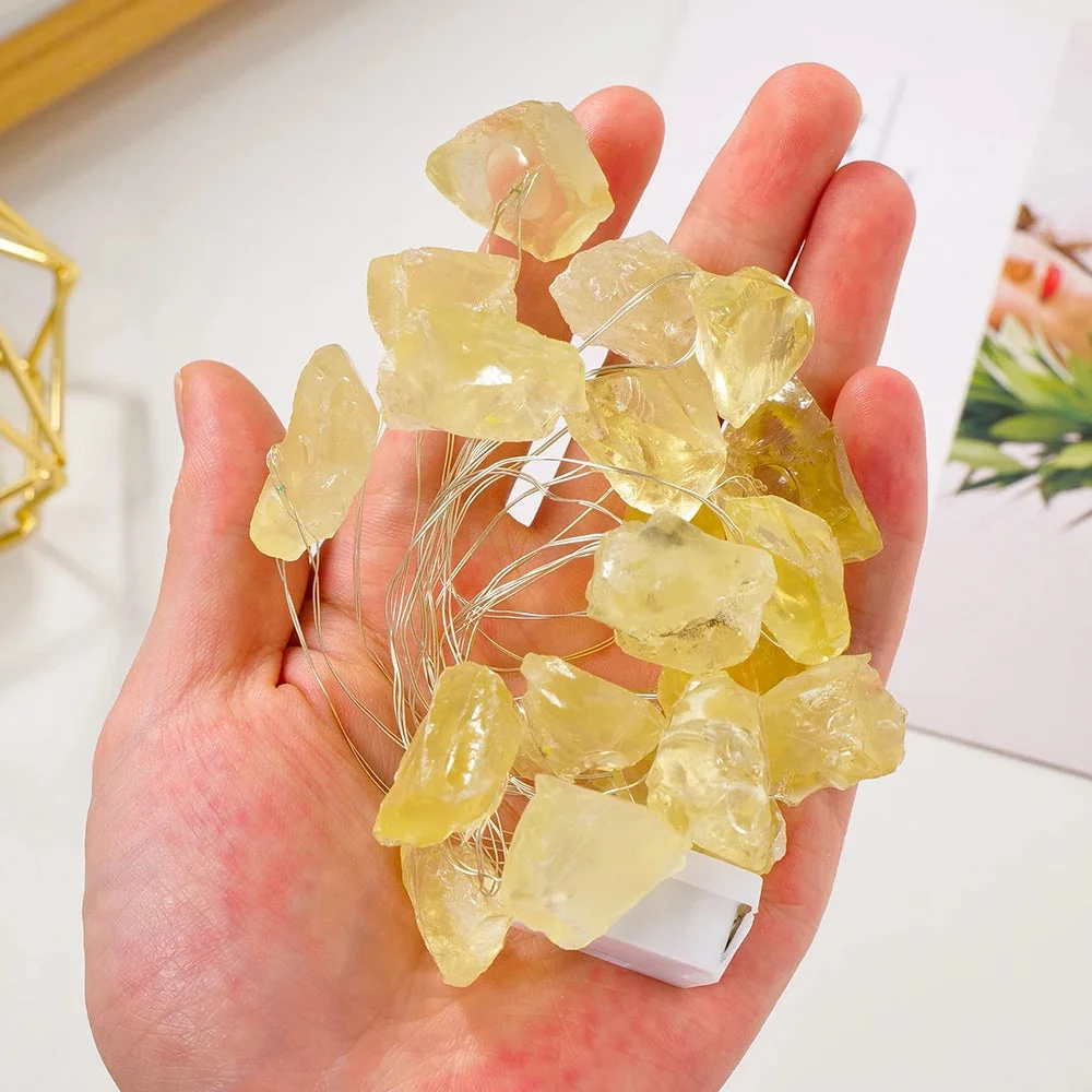 Utilisation de la Guirlande Lumineuse en Quartz Naturel