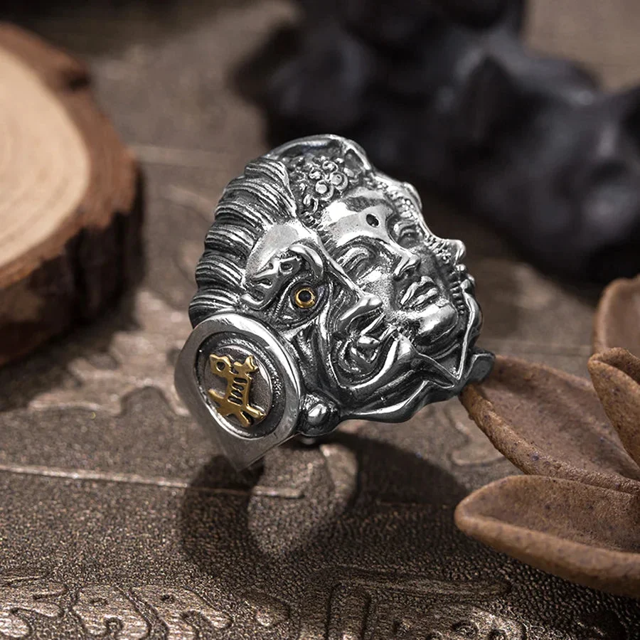 Bague Démon et Bouddha