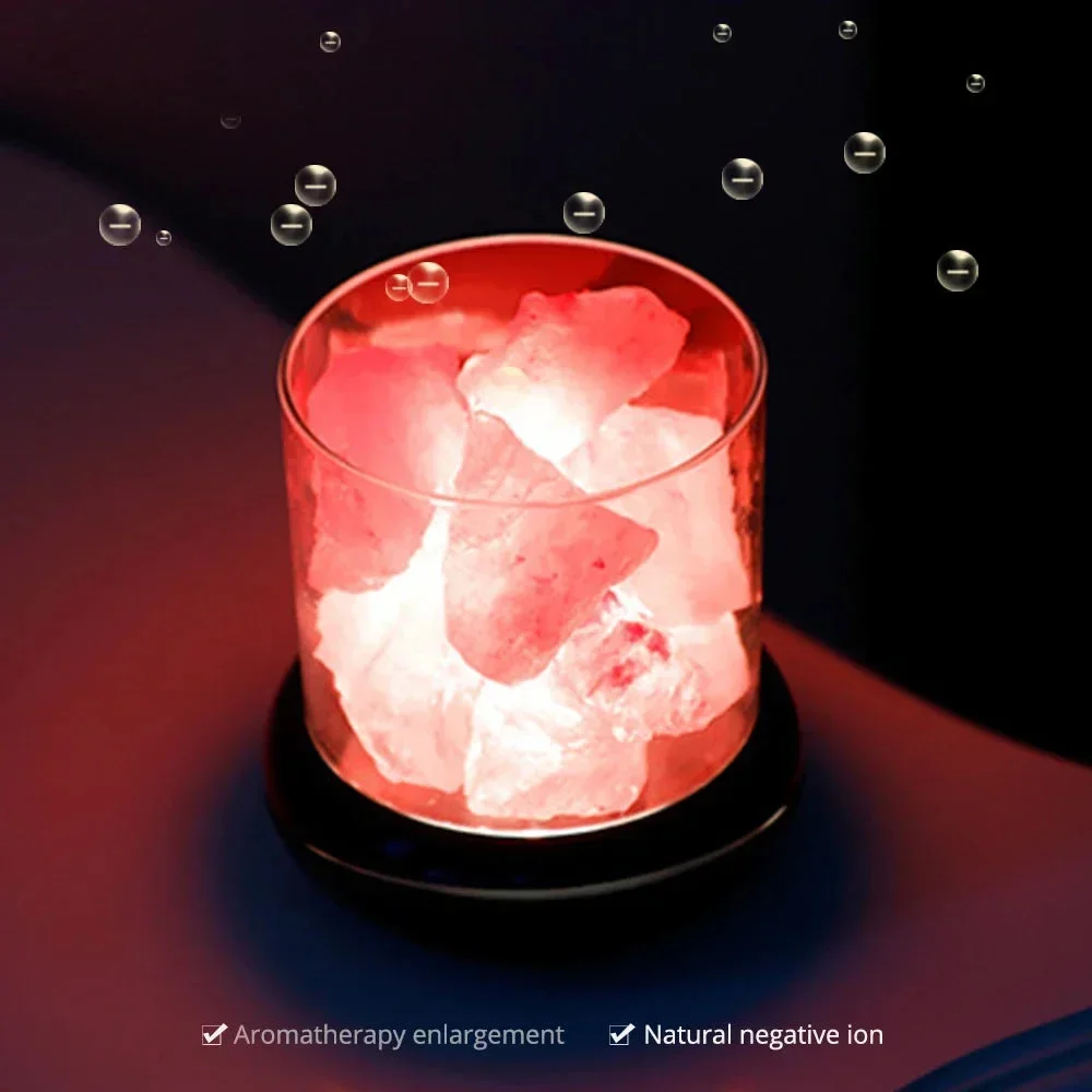 Lampe de Sel USB en ambiance