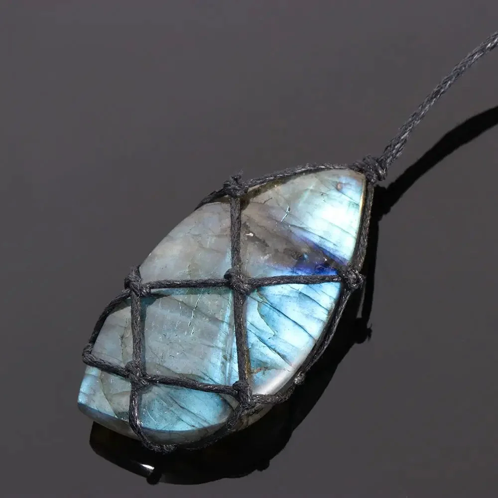 Collier Pierre Labradorite Rond