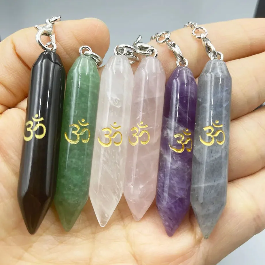 Détails du Pendule Divinatoire en Pierre Naturelle