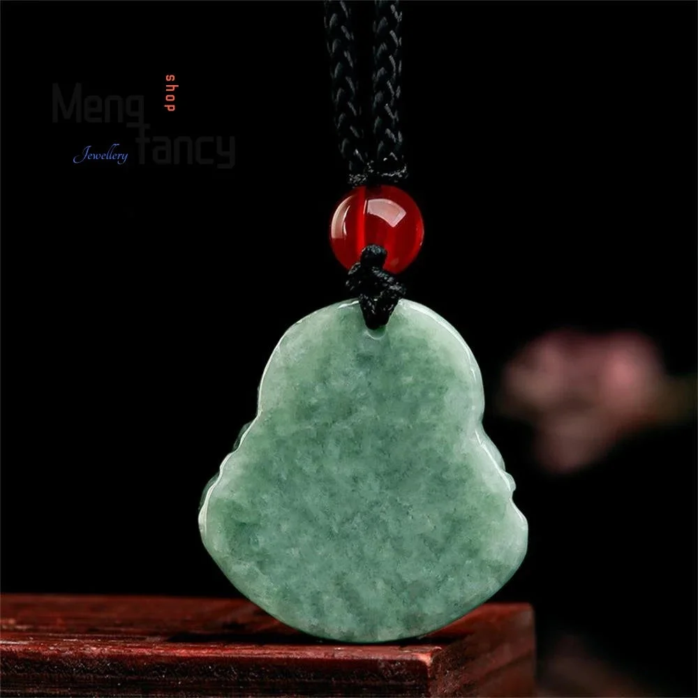 Pendentif Bouddha Double Relief en Jade – Image 4