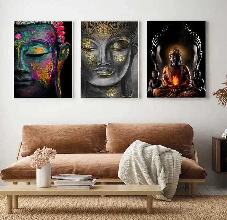 Affiche Bouddha Souriant