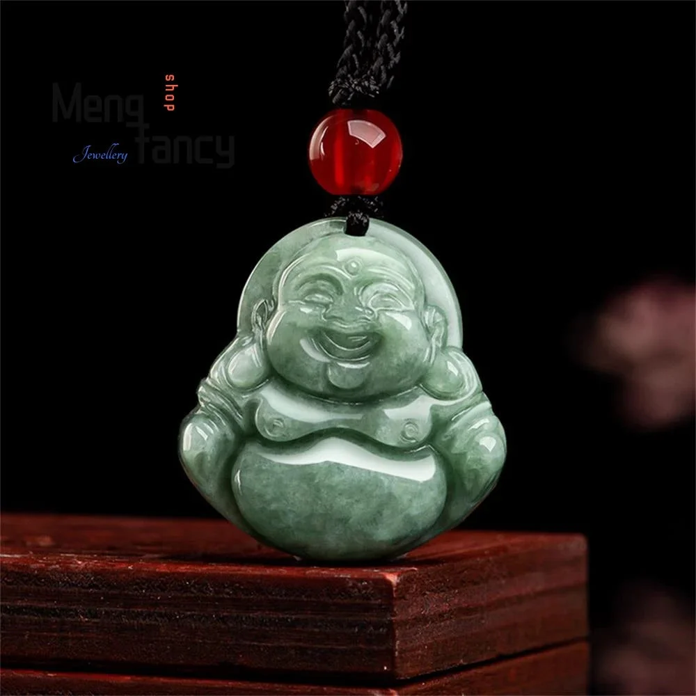 Pendentif Bouddha Double Relief en Jade – Image 2
