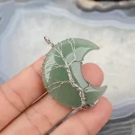 Collier Arbre de Vie Demi Lune