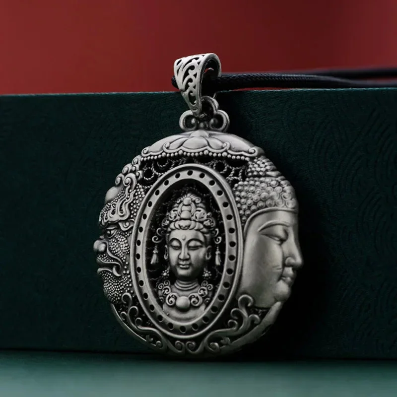 Pendentif Bouddha 3 Visages – Image 5