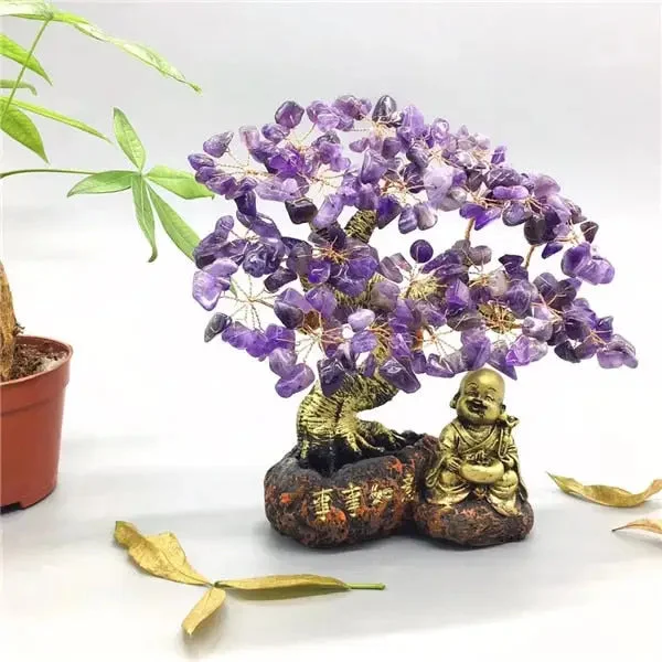 Bonsaï Artificiel Bouddha Violet