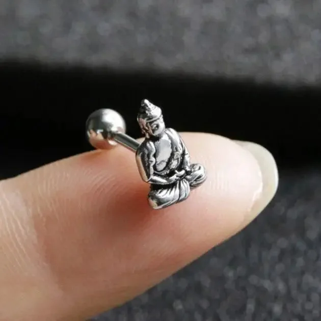 Boucles d'oreilles Bouddha artisanales
