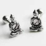 Boucle d'oreille Bouddha