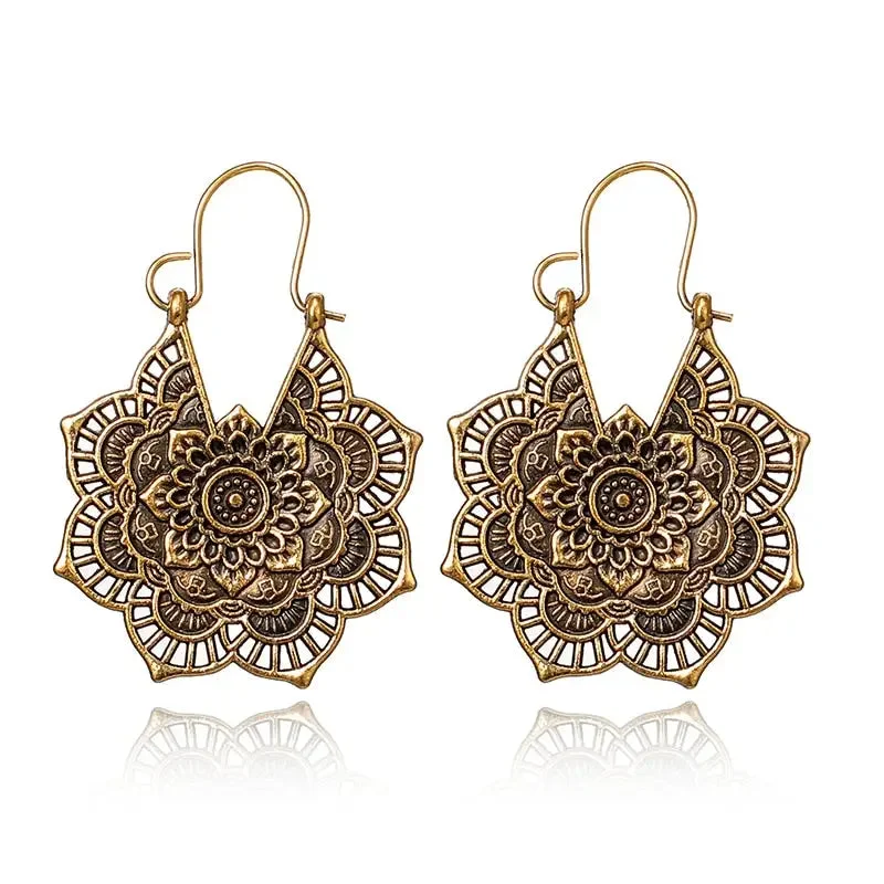 Boucles d'Oreilles Mandala