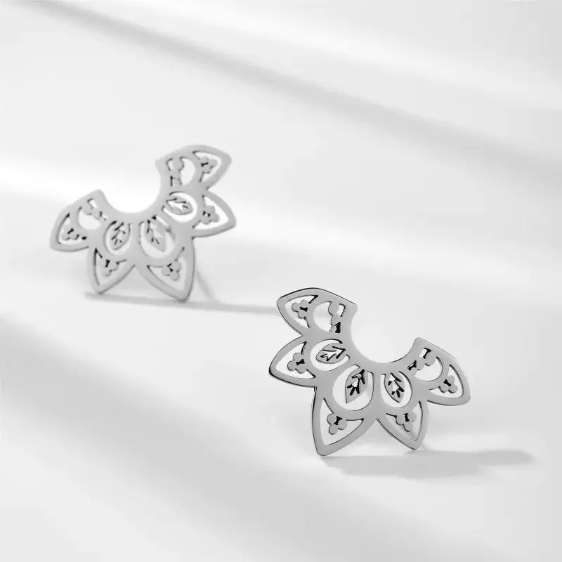 Boucles d'oreilles Bohème fleur de lotus