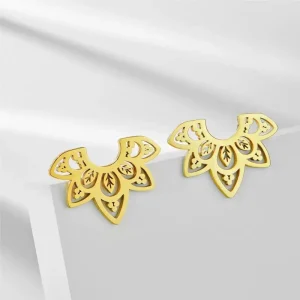 Boucles d'oreilles Bohème fleur de lotus