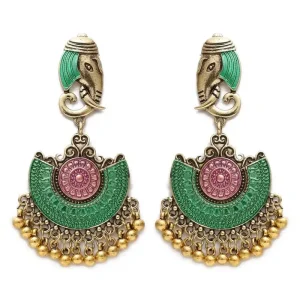 Boucles d'oreilles éléphant d'asie