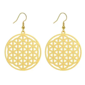 Boucles d'oreilles Fleur de Vie