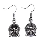 Boucles d'oreilles tête de Bouddha Bodhisattva