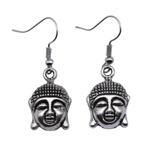 Boucles d'oreilles tête de Bouddha Bodhisattva