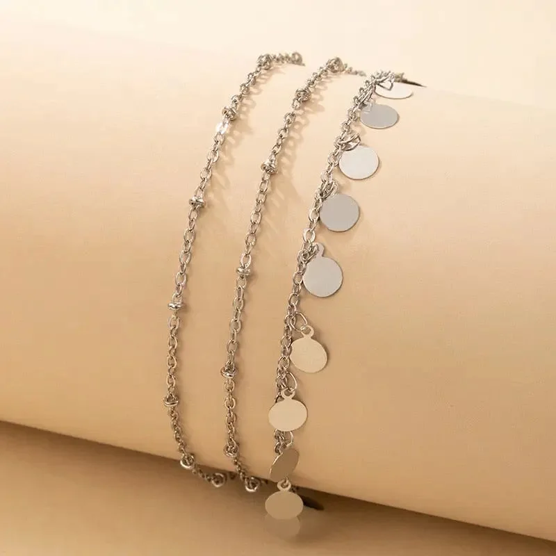 Bracelet de cheville Bouddhiste ajustable