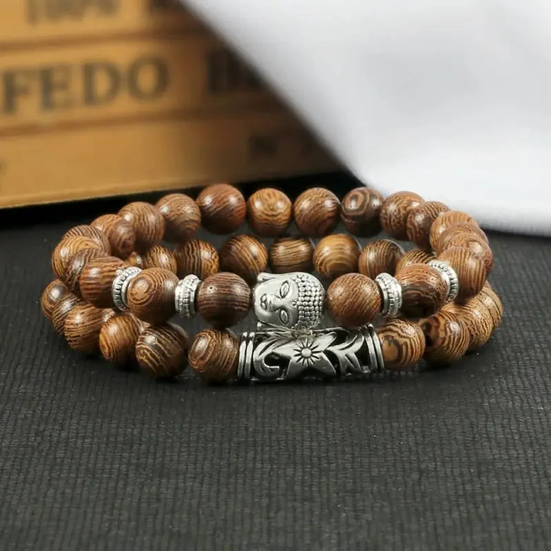 Bracelet Bouddha en Pierre