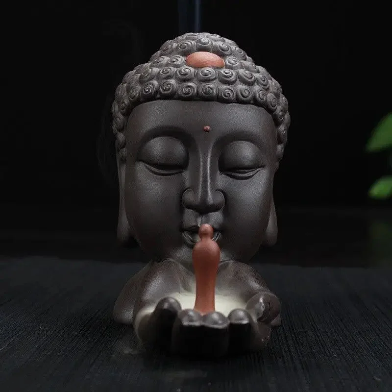 Brûle-encens Tête de Bouddha