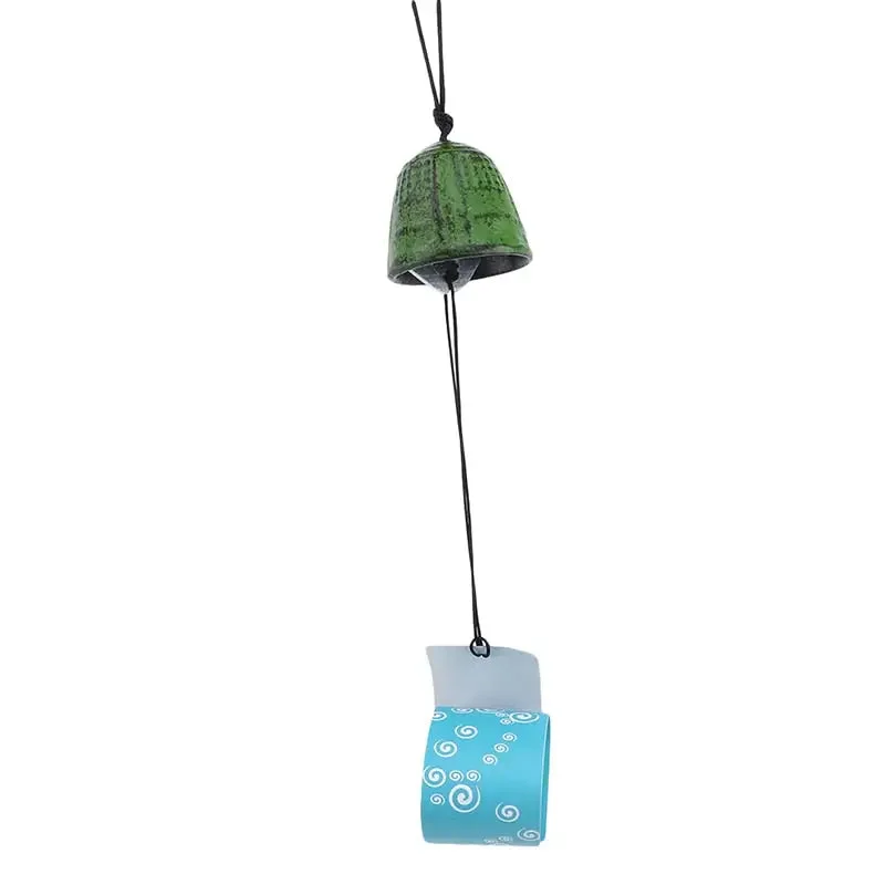 Cloche de temple japonais vert