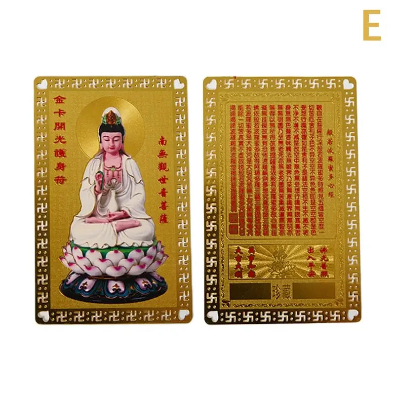 Talisman de protection Thangka Or