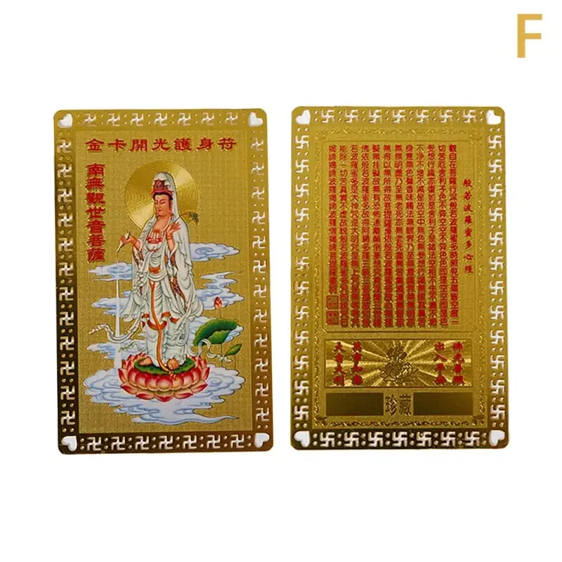 Amulette bouddhiste Thangka Or