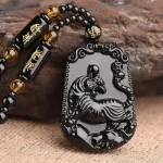 Collier Bouddhiste Tigre d'Asie