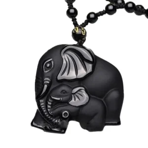 Collier éléphant Bouddhiste