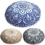 Housse de Coussin de méditation Mandala