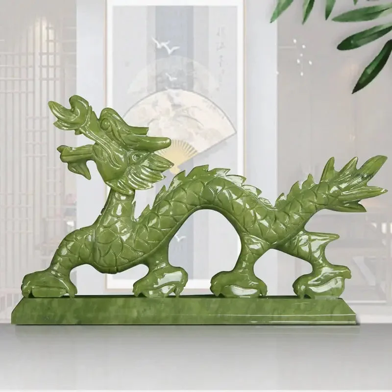 Détails du Dragon en jade