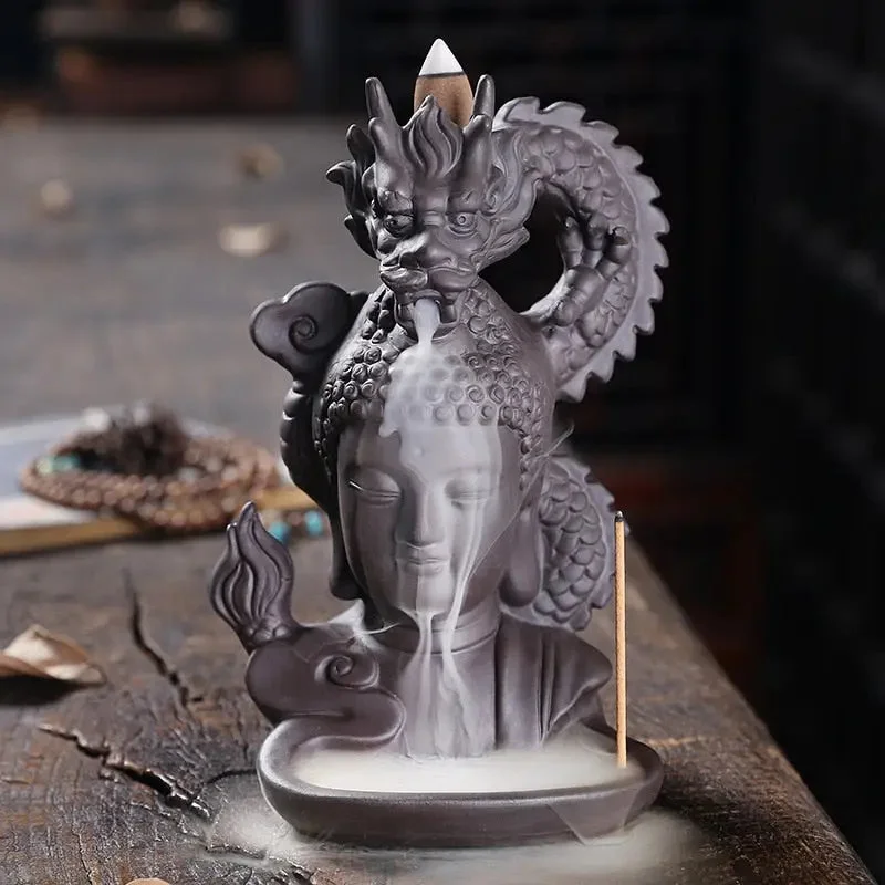 Fontaine Encens Bouddha & Dragon