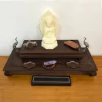 Grand plateau de méditation bois