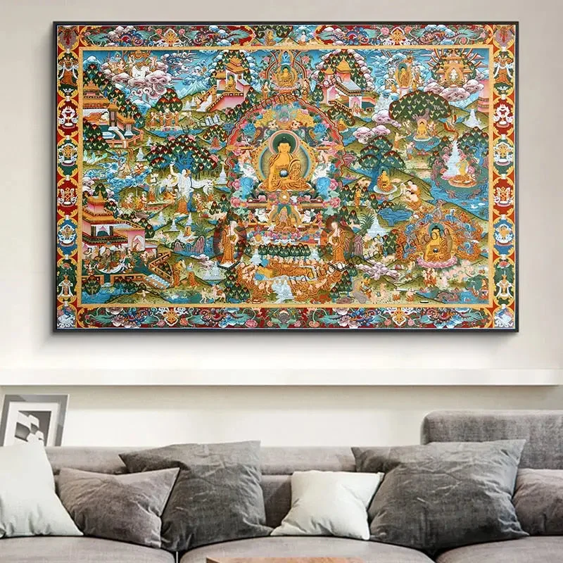 Que mettre autour d'un bouddha